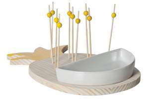 Деревянная доска Cosy&Trendy Pineapple 27.5X18X3.8 см 7887149