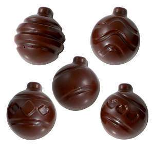 Форма для шоколаду полікарбонатна Ялинкова іграшка 30 шт Martellato - MA1974