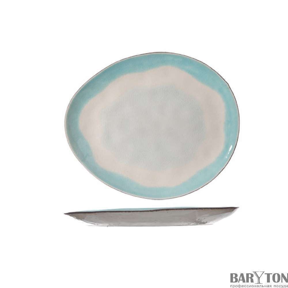 Тарелка десертная овальная Cosy&Trendy Malibu 20,5Х17,5 см 3762121 - Фото 2