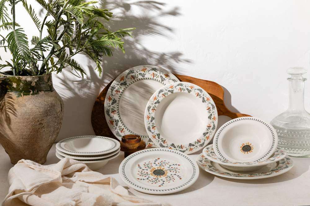 Тарелка глубокая Porser Home Sunflower 22 см BNS22CKPRS1061 - Фото 4