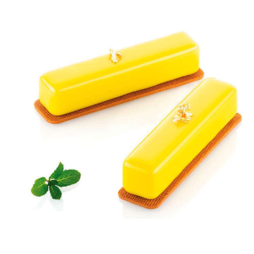Силіконова форма для десертів STRIPE ECLAIR Silikomart - STRIPE ECLAIR 95 - Фото 1