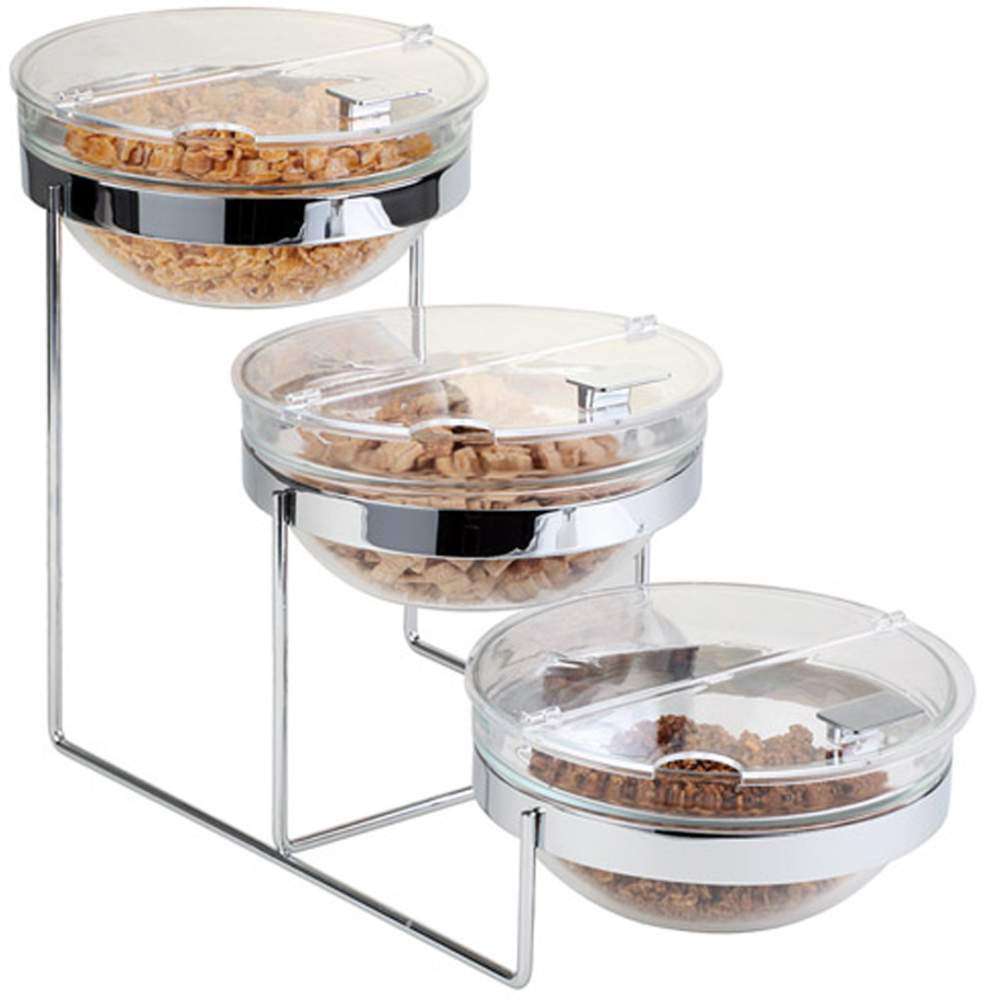 Стойка банкетная с 3-мя салатниками 61х24х35 см APS 11795