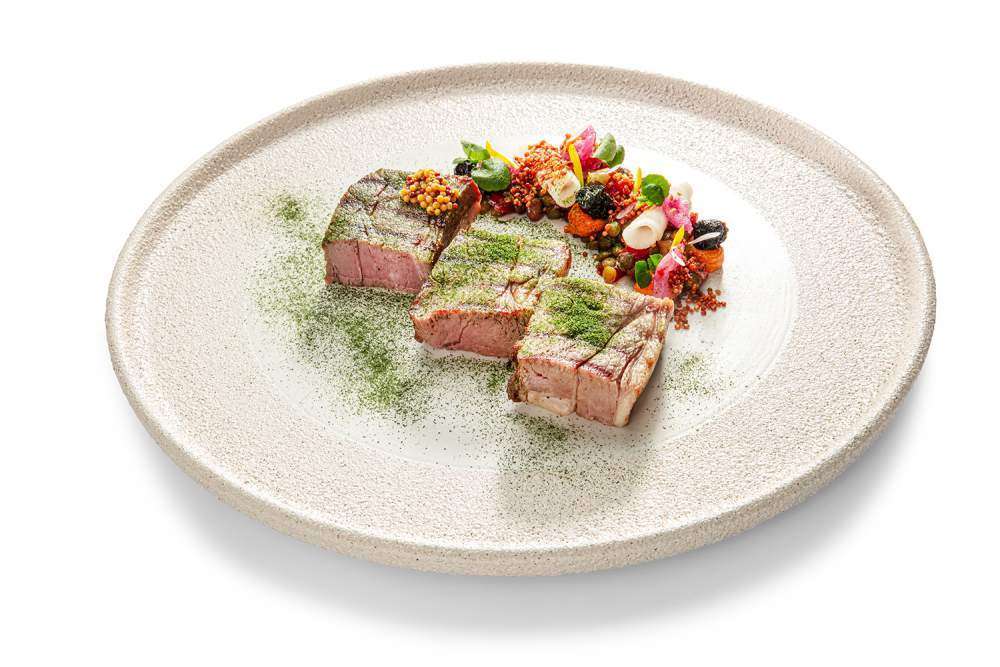 Тарілка мілка Studio Raw Vulcanic d28Xh2.5 см white - RD18525 - Фото 2