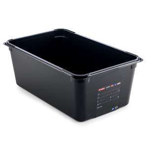 Гастроемкость из поликарбоната GN 1/2 h-20 см 26,1 л черная Araven 47835