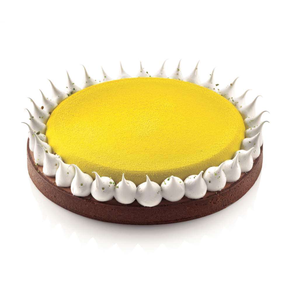Набір форм для тартів ROUND d 23 см Silikomart - KIT TARTE RING ROUND D230 MM - Фото 2
