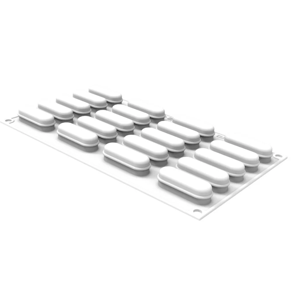 Силіконова форма для десертів ECLAIR XS 14 мл Silikomart ECLAIR XS 14 - Фото 2