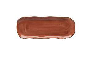 Блюдо Lubiana Stone age decor 35Х13,5 см кирпичное L4659-6630M