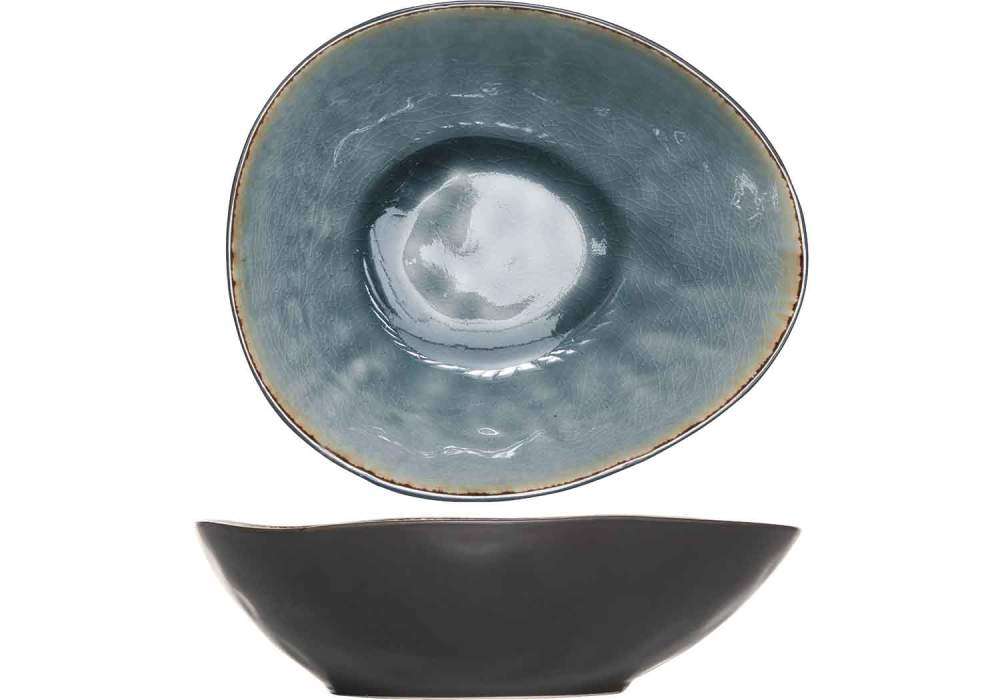 Салатник овальный Cosy&Trendy Laguna blue-grey 20Х16,5ХH6 см 5556319 - Фото 1