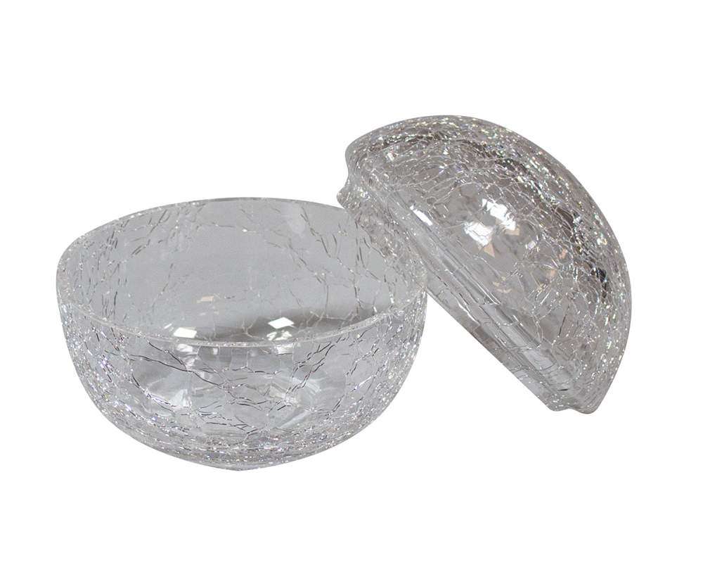 Салатник с крышкой Studio Raw Crackled glass 12 см RD23003 - Фото 1