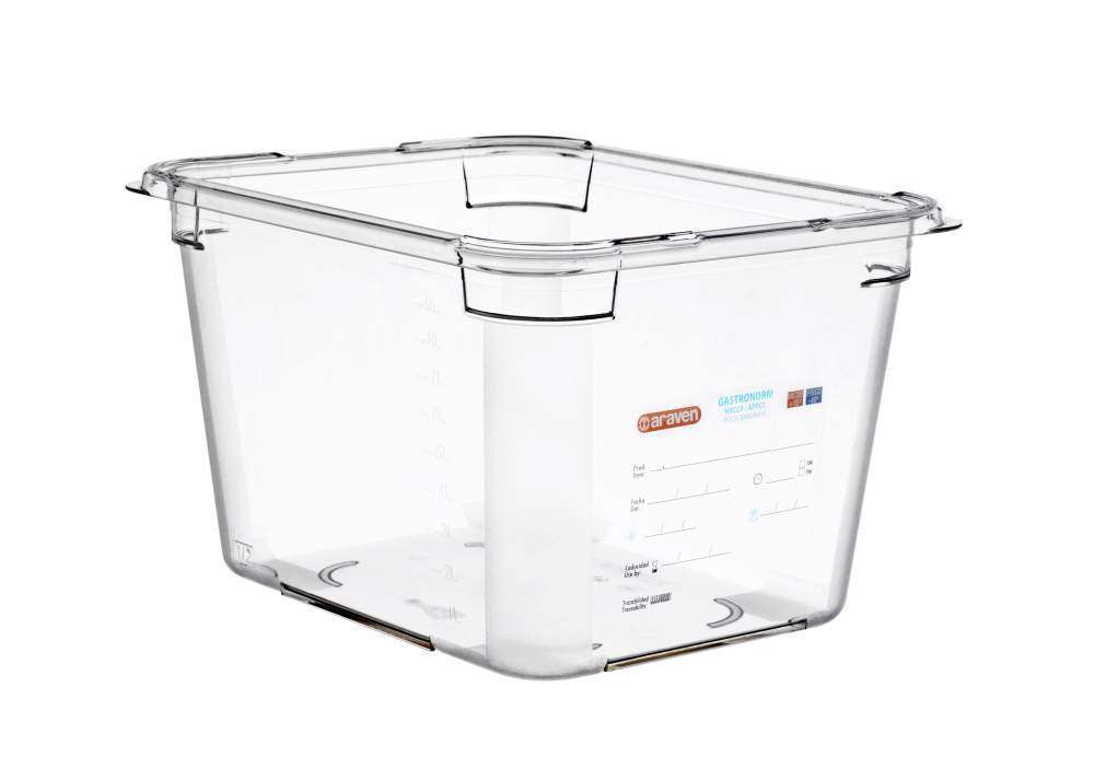 Гастроємність із полікарбонату GN 1/2 h-20 см 11,3 л Araven - 09834