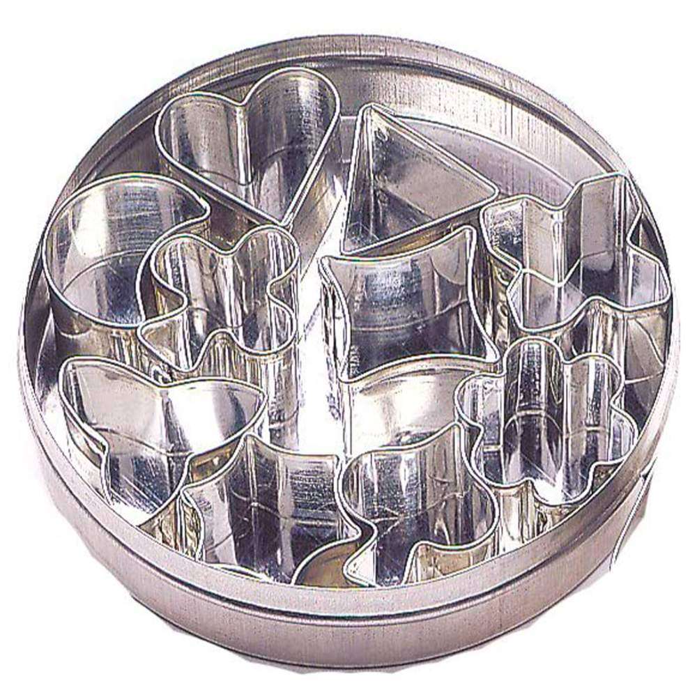 Набір вирубок для тіста АСОРТІ 12 шт, 10 см Paderno - 47304-10