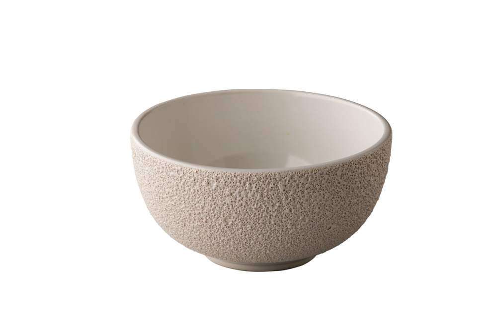 Салатник с крышкой ball Studio Raw Vulcanic 900 мл d15.8 см white RD18521 - Фото 2