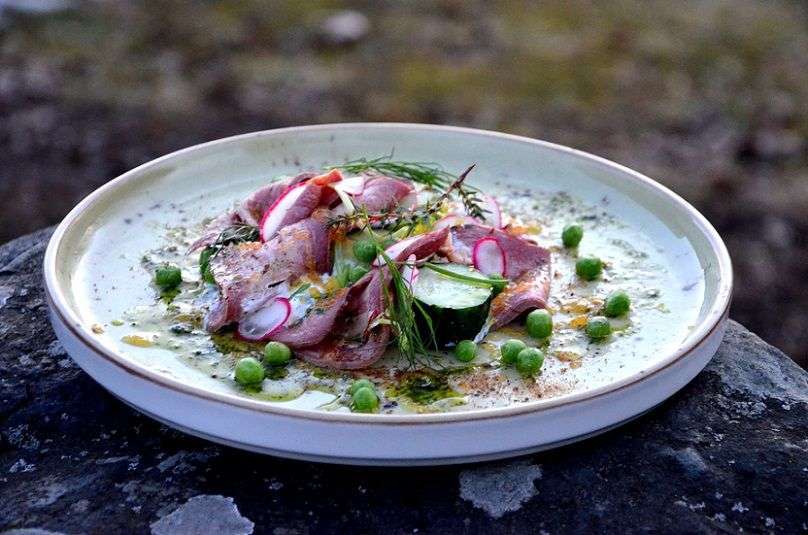 Тарелка с бортом Fine Dine Olive 27 см 778111 - Фото 2