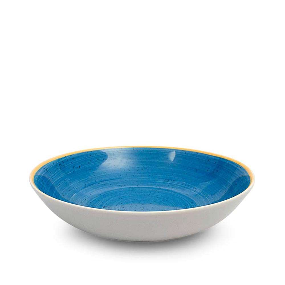 Тарелка глубокая Ariane Twister blue 21 см AVCARN264012001 - Фото 1