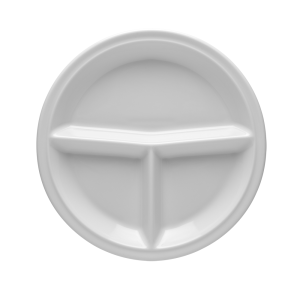 Тарелка (3 части) Lubiana Rita 25 см L0452