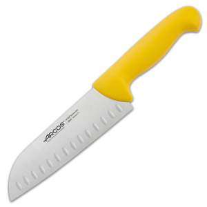 Нож японский Сантоку 180 мм "2900" желтый Arcos  290600
