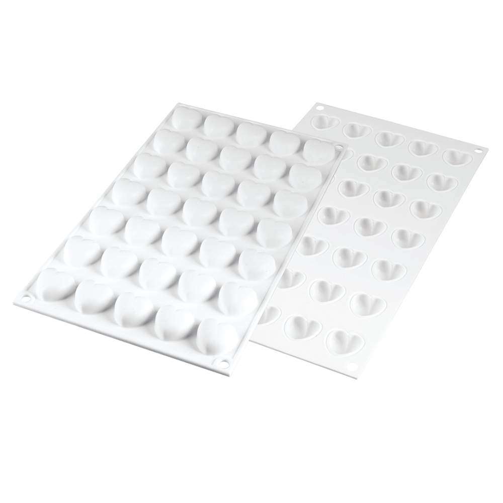 Силіконова форма для десертів Серце 5 мл Silikomart - MICRO LOVE5 - Фото 2