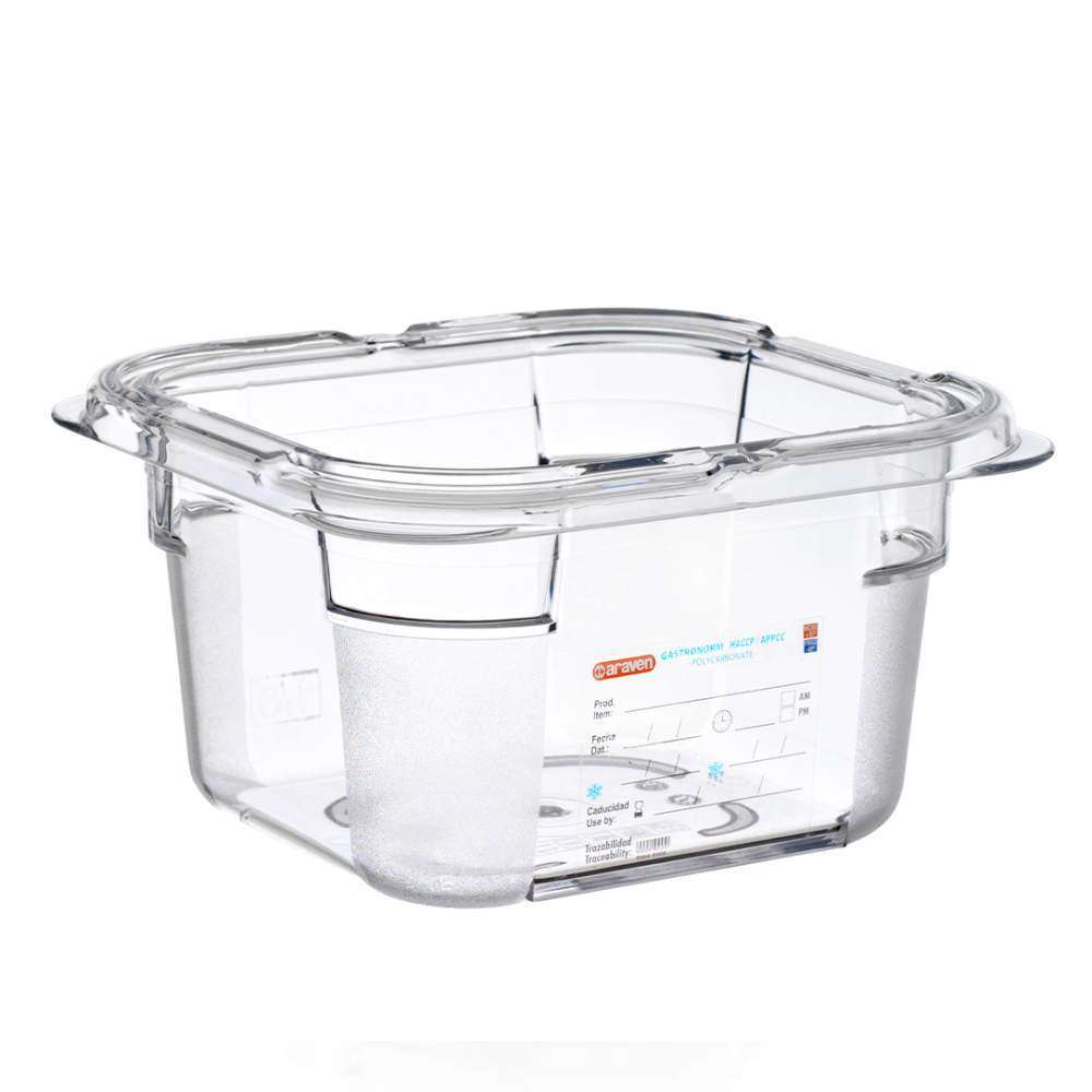 Гастроємність із полікарбонату GN 1/6 h-10 см 1,5 л Araven - 09797