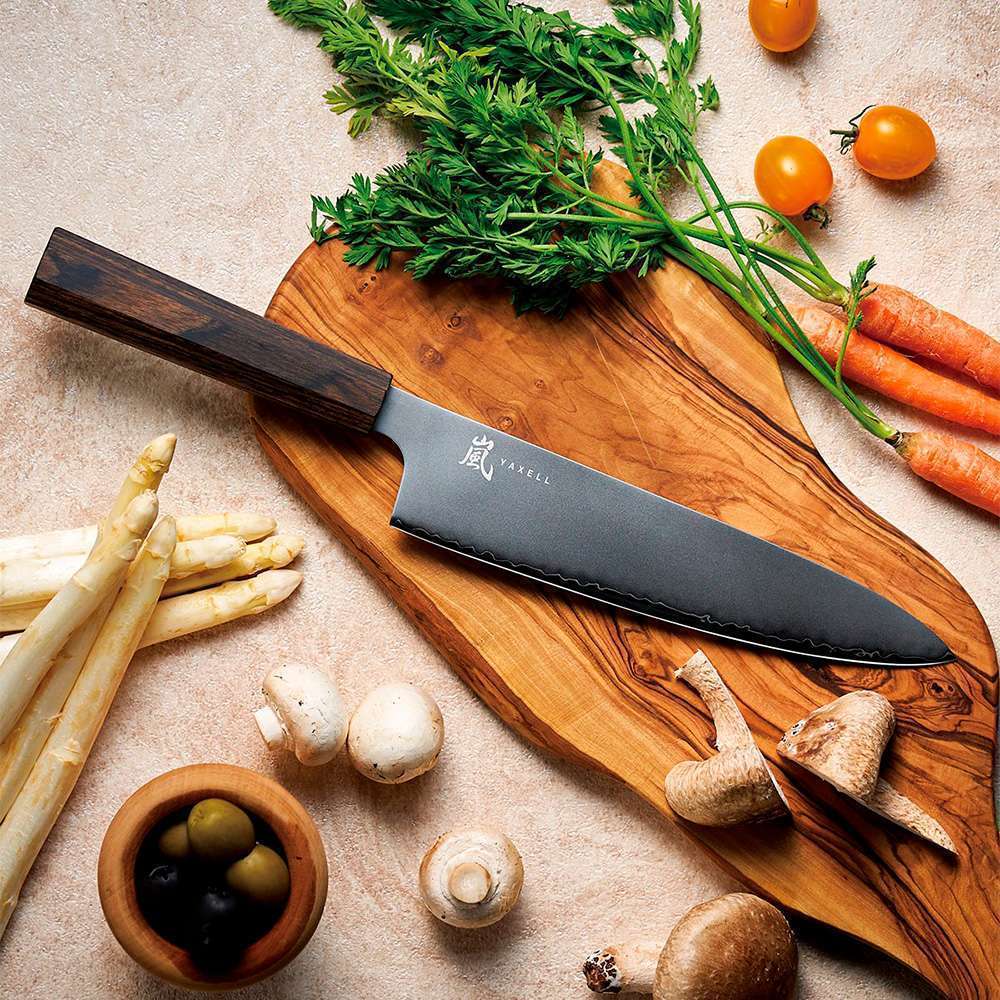 Кухарський шеф-ніж 200 мм дамаська сталь, серія HANA Yaxell - 34800 - Фото 3