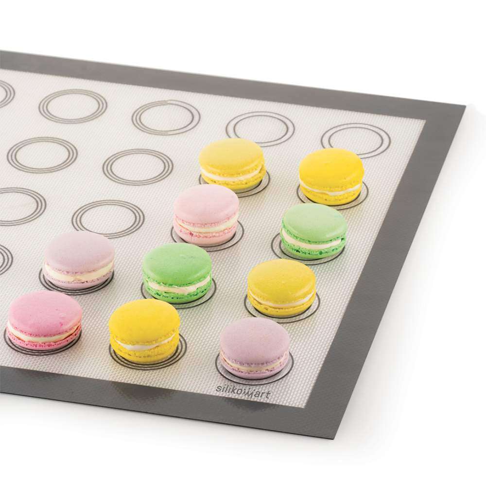 Силіконовий килимок для макаронс 30x40 см Silikomart - FIBERGLASS 30x40 MACARON - Фото 2