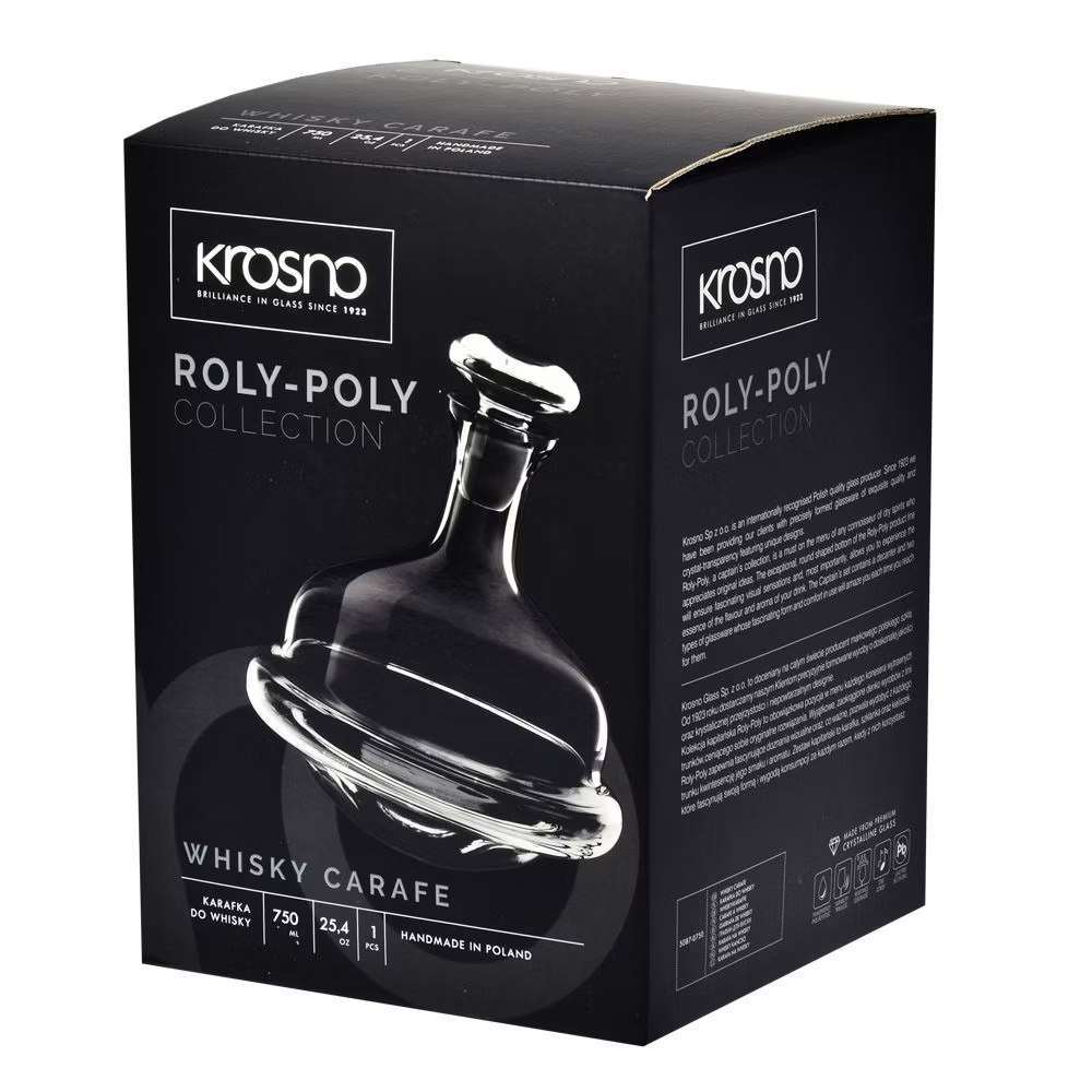 Графин для виски Krosno Roly poly 750 мл 5900345788524 - Фото 2