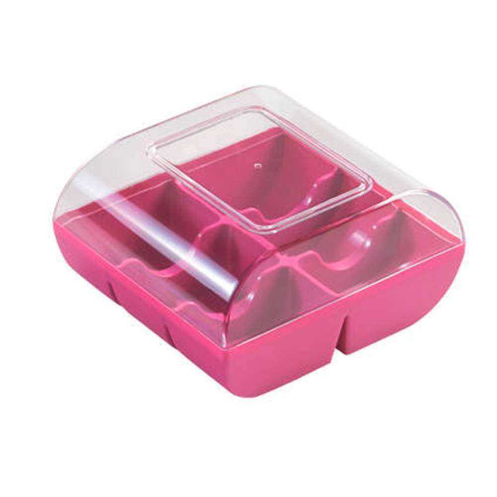 Коробки для 6 макаронс, 90 шт. в упаковці Silikomart - Fuxia 6