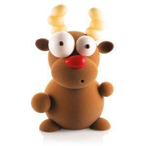 Форма для шоколада поликарбонатная Олень Рудольф Silikomart KIT RUDOLF