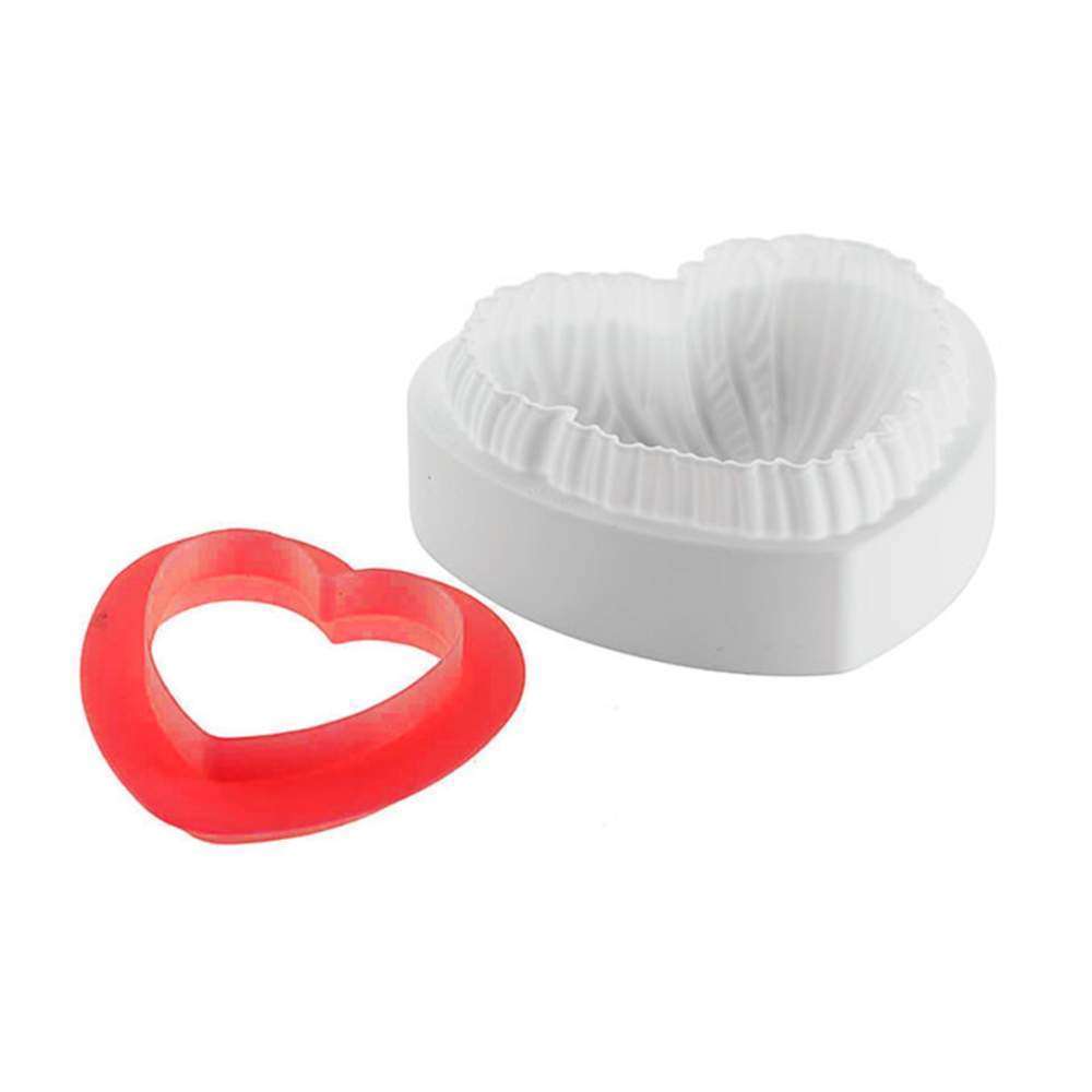 Силіконова форма для десертів Серце 1200 мл Silikomart - LOVELY 1200 - Фото 2