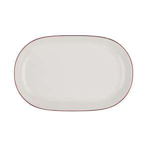 Тарілка овальна ID Fine Modest Maroon 14X9 см 13001-143014