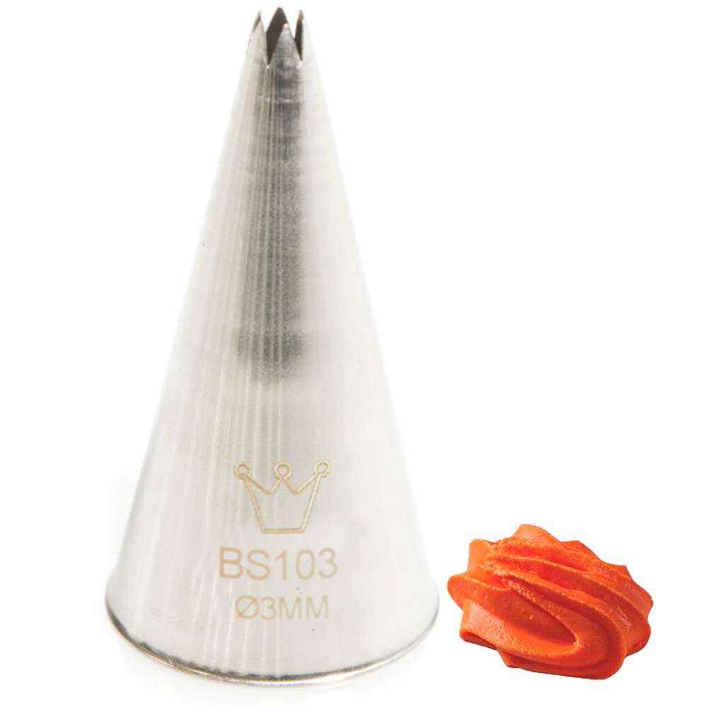 Кондитерська насадка OPEN STAR d 3 мм Martellato - BS 103