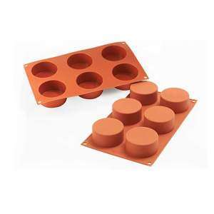 картинка Силіконова форма для десертів CYLINDERS 133 мл Silikomart - SF127/C від магазину BarYton