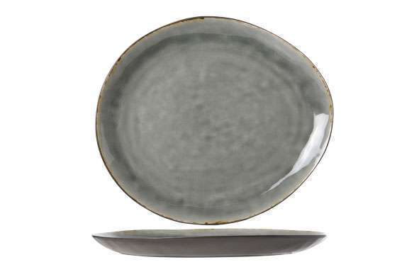 Тарілка овальна Cosy&Trendy Laguna blue-grey 32,5Х28,5 см - 5556322 - Фото 3