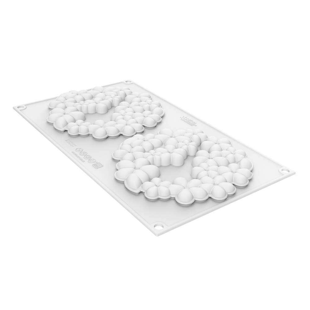 Силіконова форма для декору FLORA 80 мл Silikomart FLORA 80 - Фото 3
