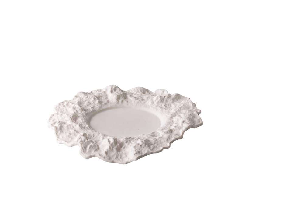 Тарілка мілка Studio Raw Everest 25,5 (11,5)Xh3,3 см white - RD19235