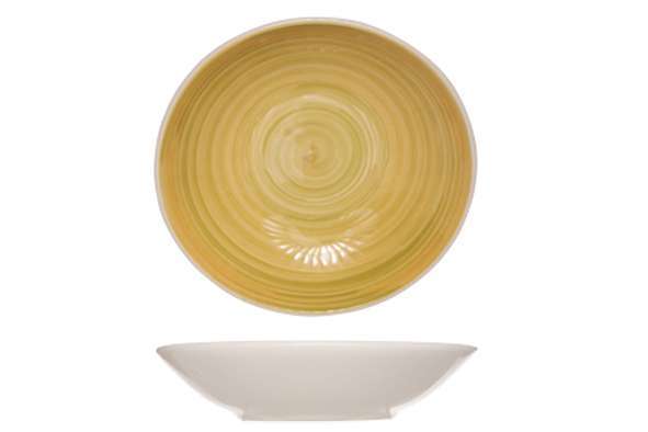 Тарелка глубокая Cosy&Trendy Turbolino 21 см желтая 874388 - Фото 1