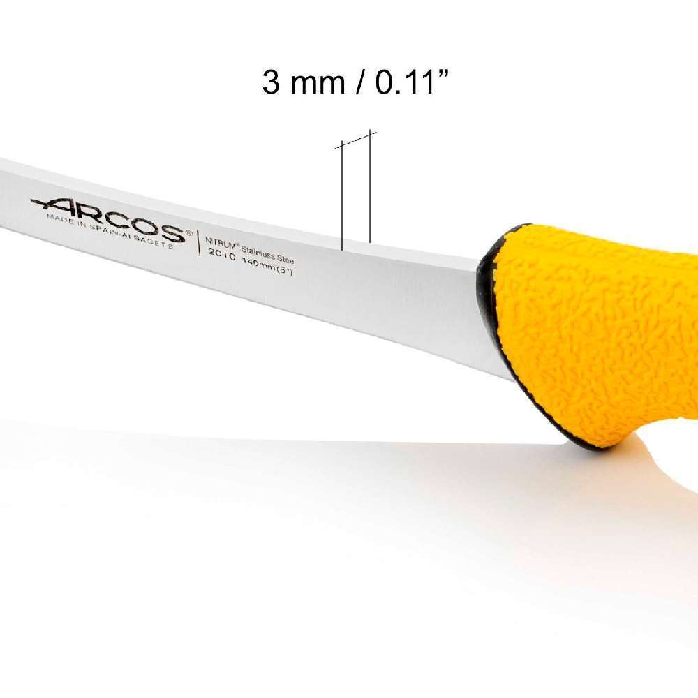Ніж обвалювальний 140 мм жорсткий, серія DUO PRO Arcos - 201000 - Фото 4
