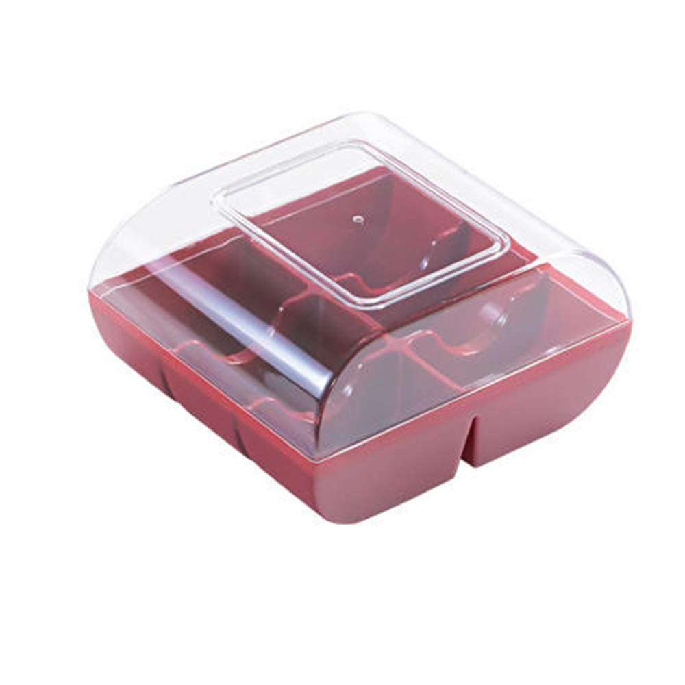 Коробки для 6 макаронс, 90 шт. в упаковці Silikomart - Ruby Red 6