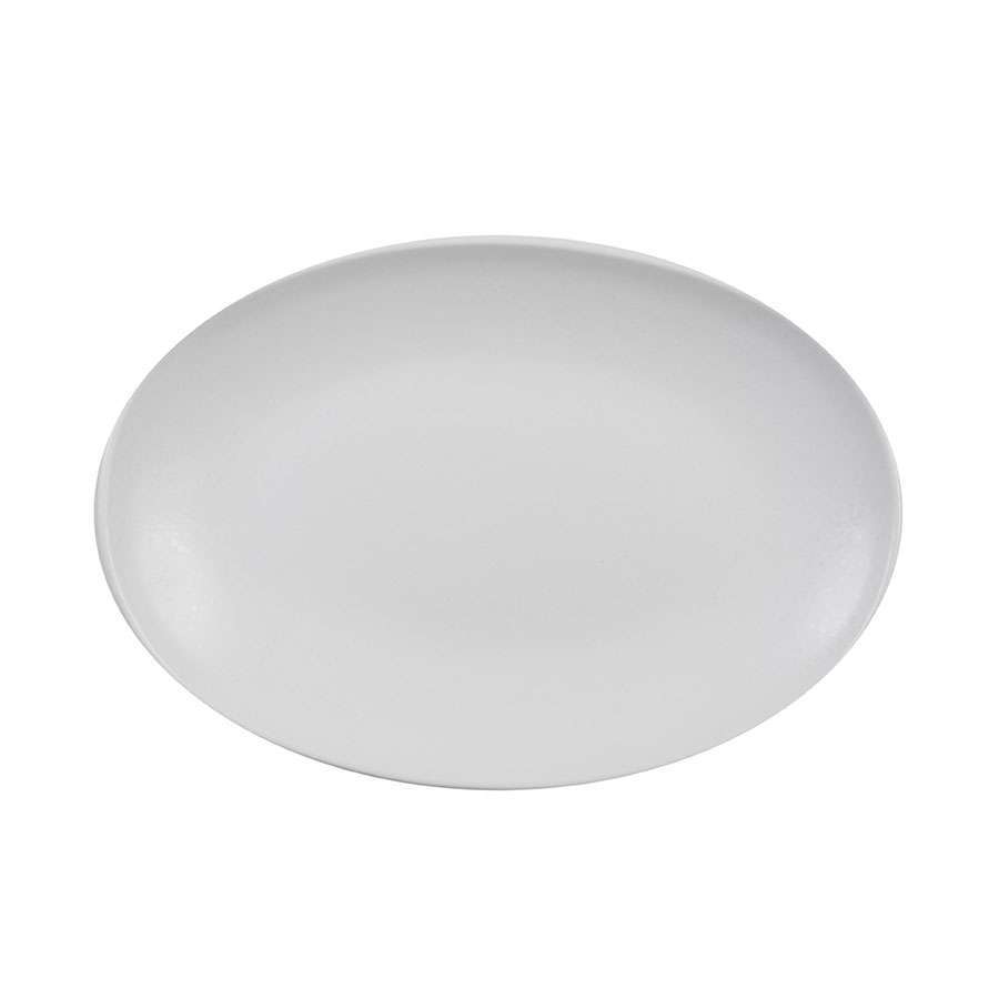Тарелка овальная Ariane Oxide 32 см pearl white AVCARNA70015032 - Фото 1