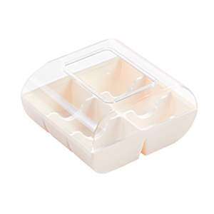 Коробки для макаронс на 6 шт, 90 шт в упаковке Silikomart White 6