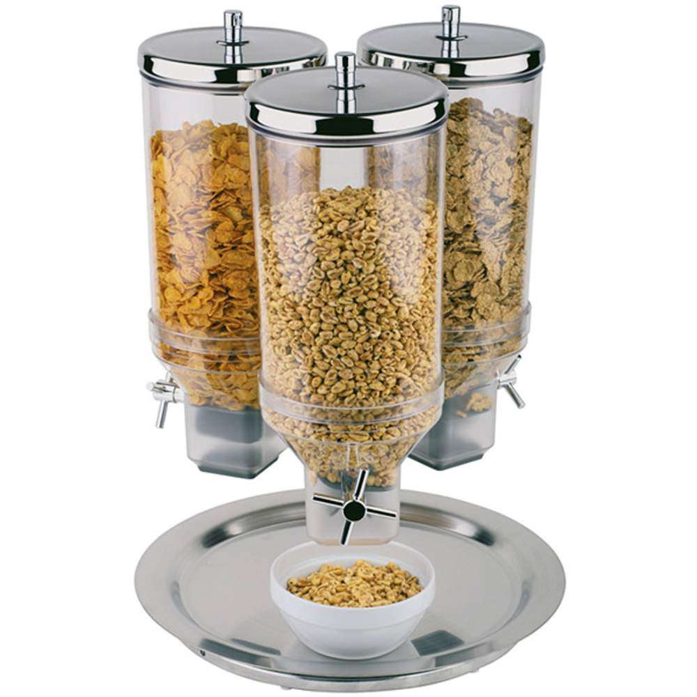 Диспенсер для мюслі потрійний 3x4,5 л APS - 11970