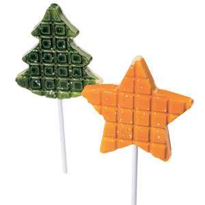 Форма для шоколаду полікарбонатна Зірка і Ялинка 2 шт Martellato - 20L005