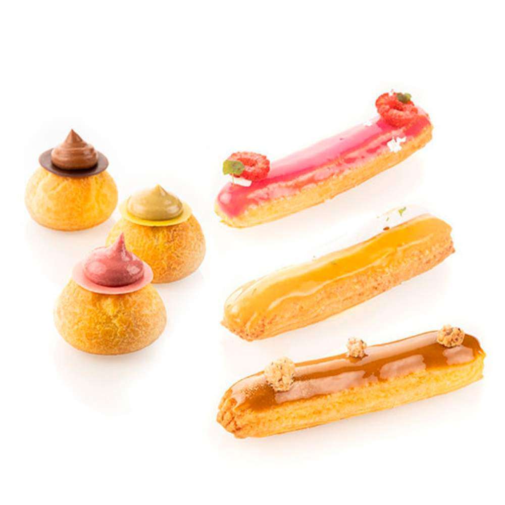 Килимок для еклерів, профітролів силіконовий 30х40 см Silikomart - Air Mat Eclair & Choux - Фото 2