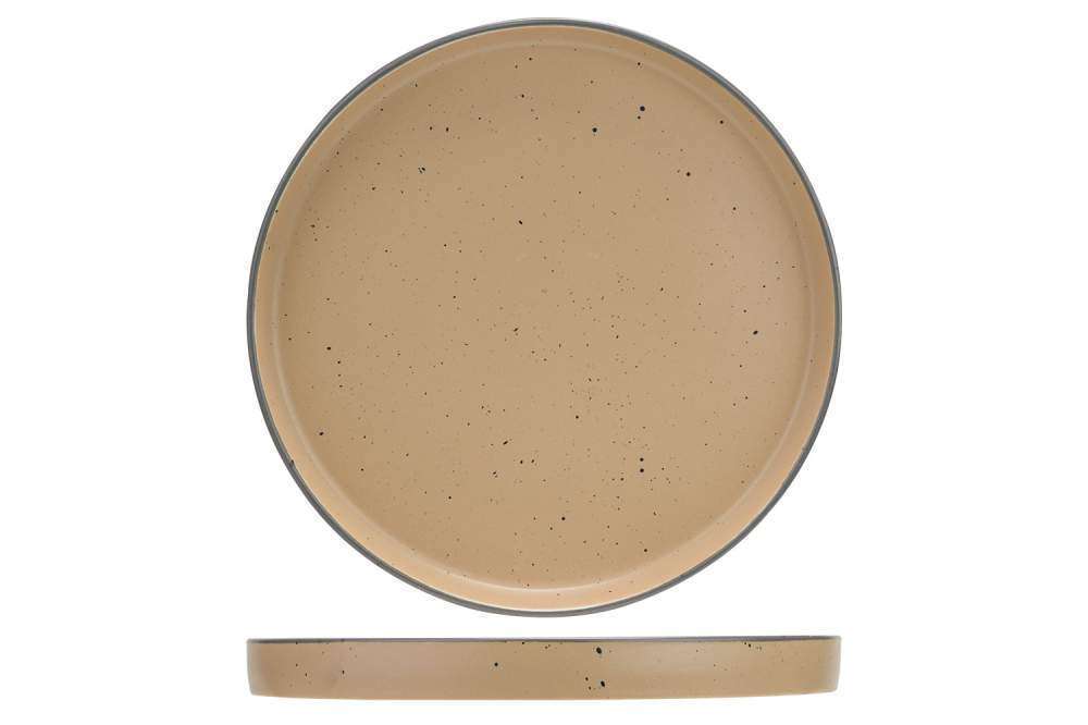 Тарелка Cosy&Trendy Copenhague Dark Sand 25 см 6821025