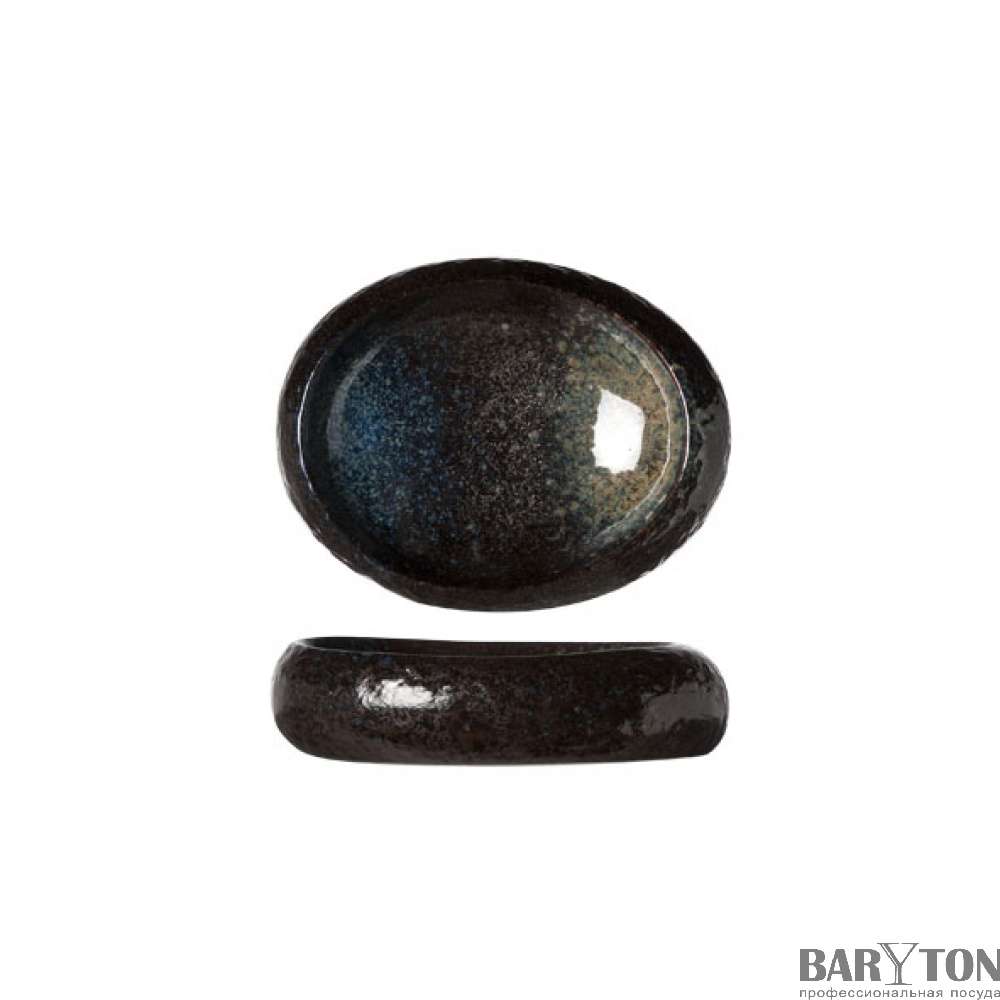 Салатник овальный Cosy&Trendy Black yoru 19Х15 см 9633349 - Фото 2
