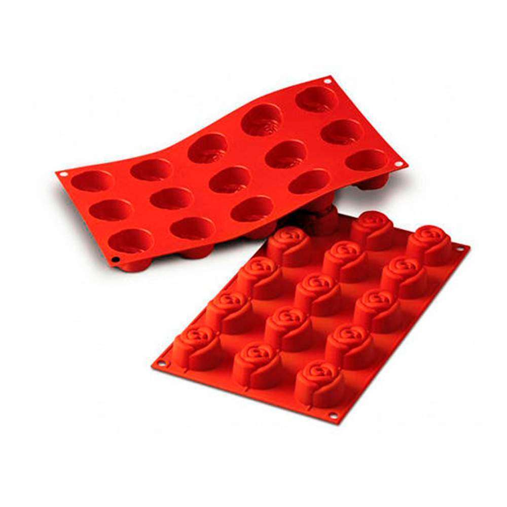 Силиконовая форма для десертов SMALL ROSE Silikomart SF074/C
