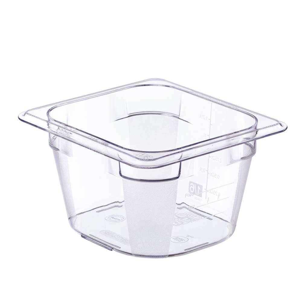 Гастроємність із полікарбонату GN 1/6 h-10 см 1,6 л Araven - 94016