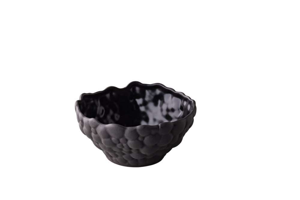 Салатник Studio Raw Bubble d14.5Xh7 см 500 мл black - RD18821