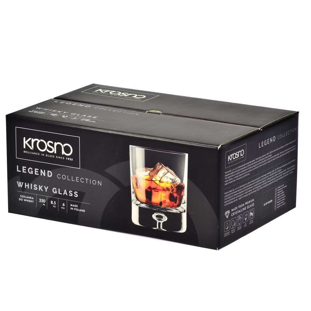 Стакан для виски Krosno Legend 250 мл 5900345876900 - Фото 2