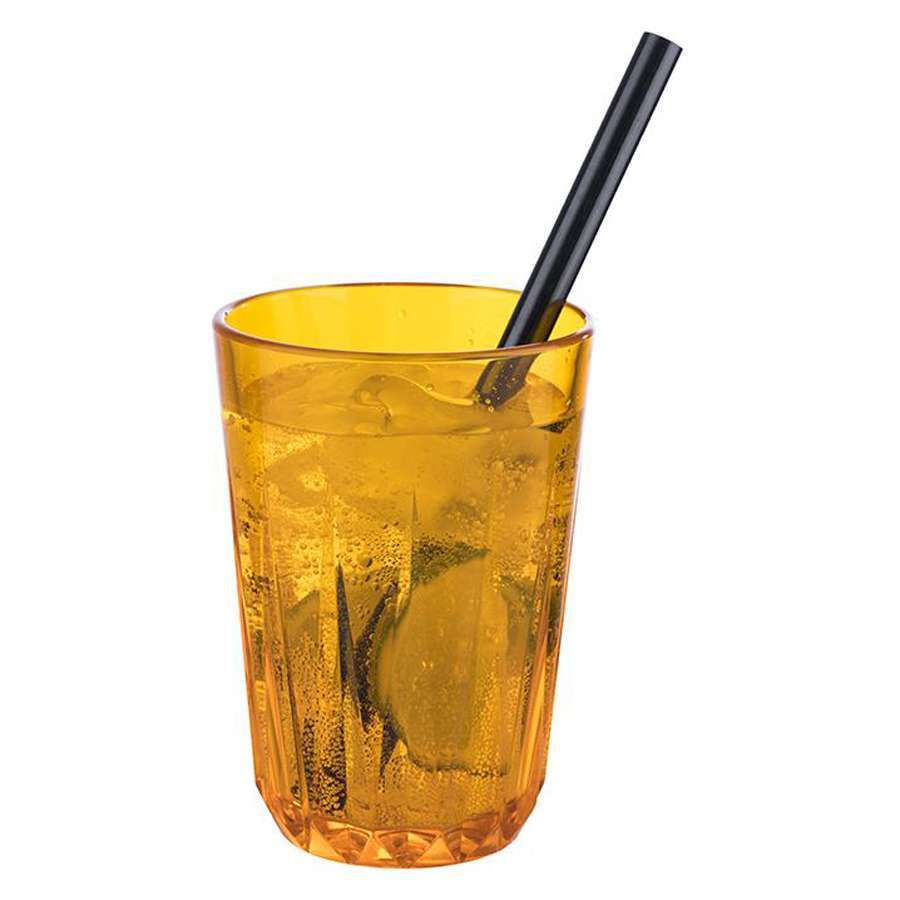 Скланка акрилова APS Crystal d8Xh12 см 300 мл жовтий - 10532