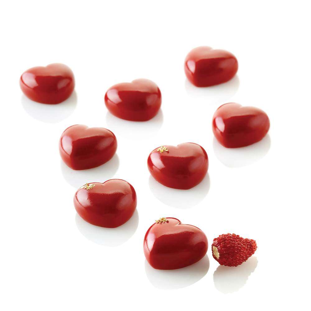 Силіконова форма для десертів Серце 5 мл Silikomart - MICRO LOVE5 - Фото 1